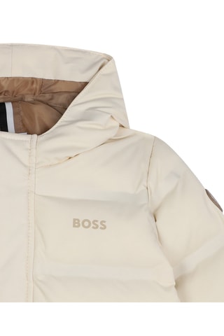 Doudoune à capuche - Ecru - Boss