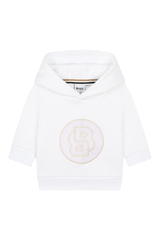 Sweat à capuche - Blanc - Boss