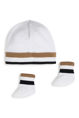 Bonnet et chaussons - Blanc - Boss