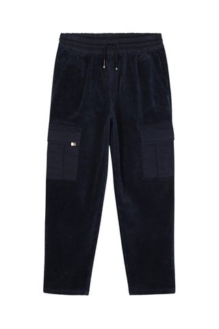 Pantalon en velours - Bleu foncé - Boss