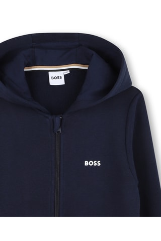 Sweat à capuche - Bleu marine - Boss