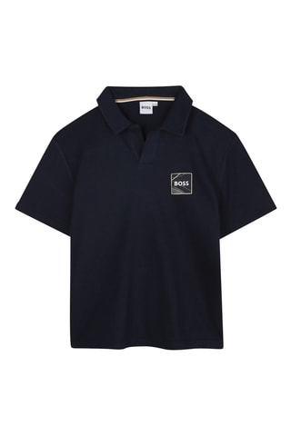 Polo - Bleu foncé - Boss