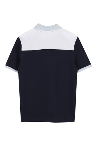 Polo - Bleu foncé et blanc - Boss