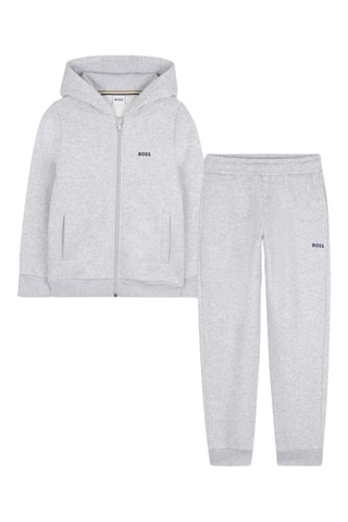 Sweat à capuche et jogging - Gris chiné - Boss