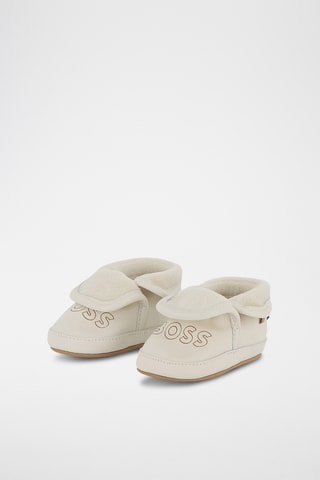 Chaussons en cuir - Blanc - Boss