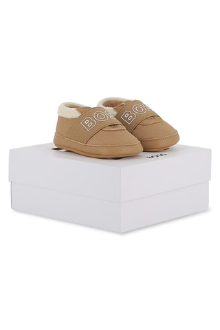 Chaussons en cuir - Marron - Boss