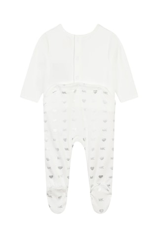 Pyjama 3 pièces en coton biologique - Blanc - Michael Kors