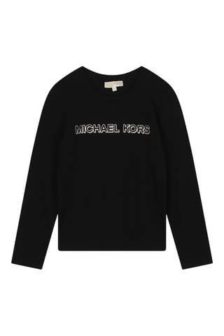 T-shirt en coton biologique - Noir - Michael Kors