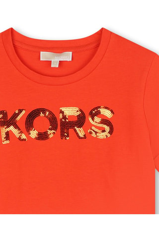 T-shirt en coton biologique - Orange - Michael Kors