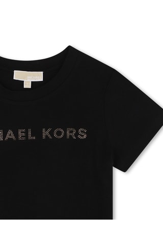 T-shirt en coton biologique - Noir - Michael Kors