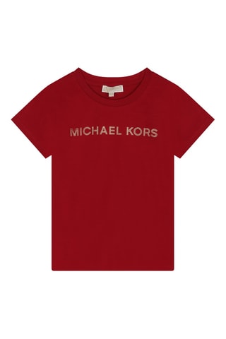 T-shirt en coton biologique - Rouge - Michael Kors