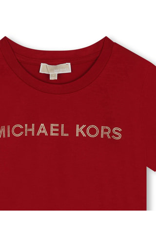 T-shirt en coton biologique - Rouge - Michael Kors