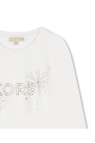 T-shirt en coton biologique - Blanc - Michael Kors