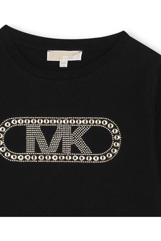 T-shirt en coton biologique - Noir - Michael Kors