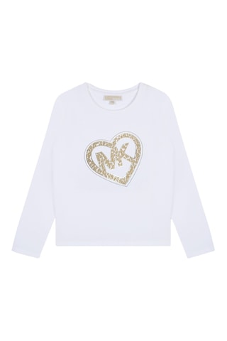 T-shirt en coton biologique - Blanc - Michael Kors