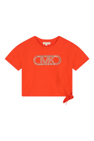 T-shirt en coton biologique - Orange - Michael Kors