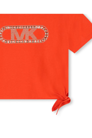 T-shirt en coton biologique - Orange - Michael Kors