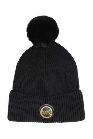 Bonnet à pompon - Noir - Michael Kors