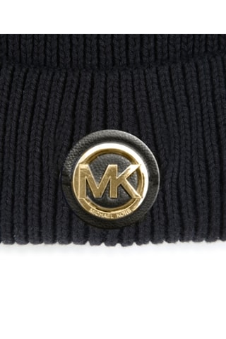 Bonnet à pompon - Noir - Michael Kors