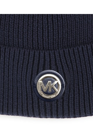 Bonnet à pompon - Bleu marine - Michael Kors