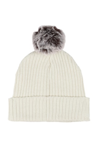 Bonnet à pompon - Ecru - Michael Kors