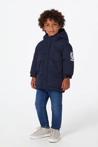 Parka à capuche - Bleu marine