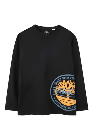 T-shirt en coton biologique - Noir - Timbe