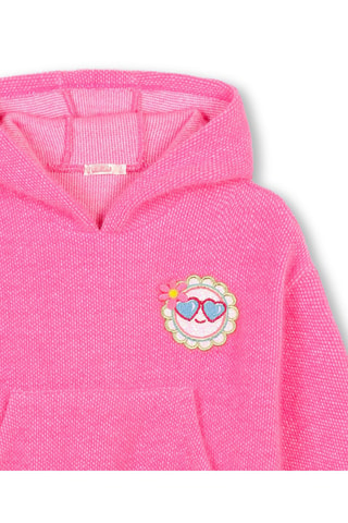 Sweat à capuche - Rose - Billieblush