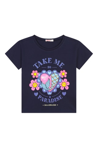 T-shirt - Bleu marine - Billieblush