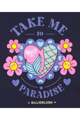 T-shirt - Bleu marine - Billieblush