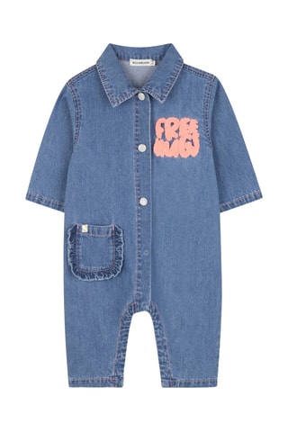 Combinaison en jean - Bleu - Billieblush