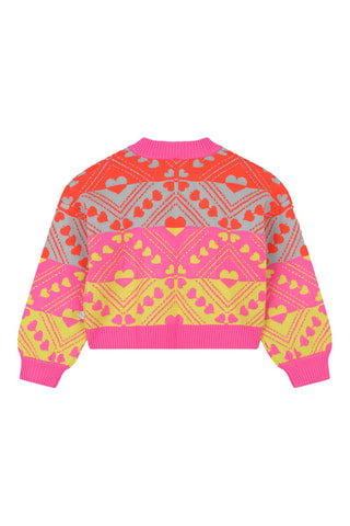 Pull - Rose et rouge - Billieblush