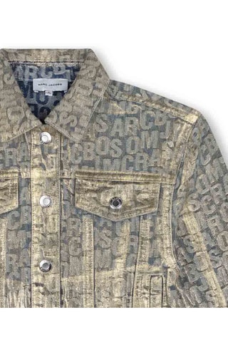 Veste en jean - Bleu et doré - Marc Jacobs