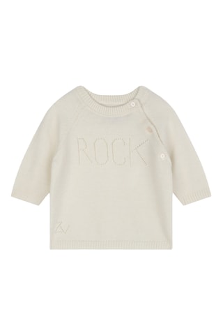 Pull et jogging en laine et cachemire - Ecru - Zadig