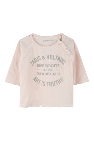 T-shirt et pantalon en coton biologique - Rose - Zadig