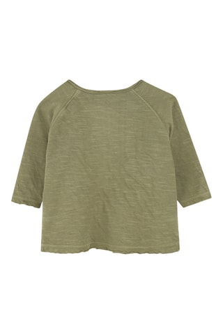 T-shirt et pantalon en coton biologique - Kaki chiné - Zadig