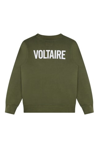 Sweat en coton biologique - Kaki - Zadig