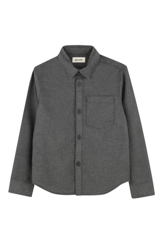 Chemise - Gris foncé chiné - Zadig