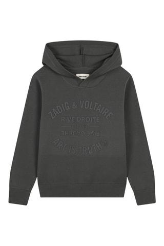 Sweat à capuche - Anthracite - Zadig