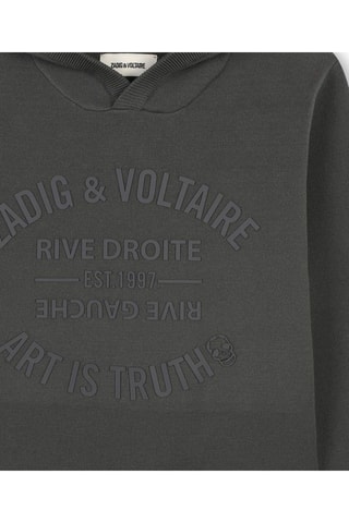 Sweat à capuche - Anthracite - Zadig