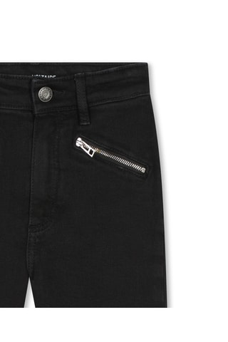 Jean taille haute - Noir - Zadig