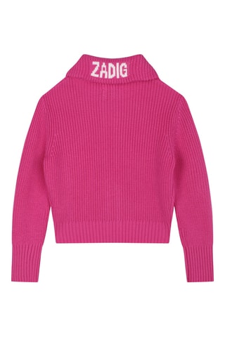 Gilet en laine - Fuchsia - Zadig