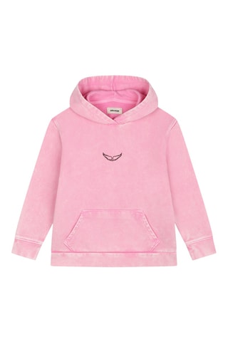 Sweat à capuche - Rose poudré - Zadig