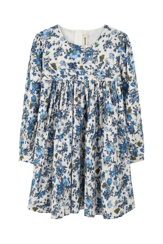 Robe - Ecru et bleu - Zadig