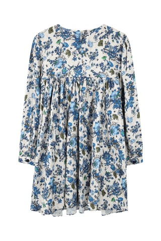 Robe - Ecru et bleu - Zadig