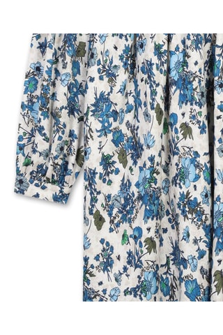 Robe - Ecru et bleu - Zadig