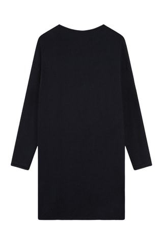 Robe pull en laine et cachemire - Noir - Zadig