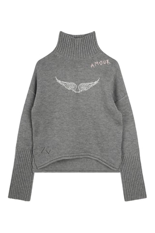 Pull en laine - Gris clair - Zadig