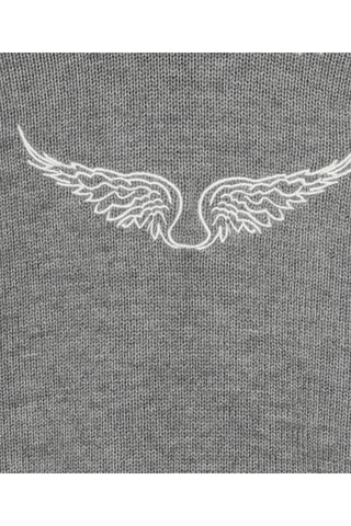 Pull en laine - Gris clair - Zadig