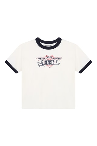T-shirt en coton biologique - Blanc - Zadig